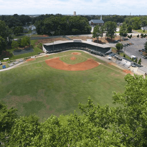Aerial view of Duncan Park