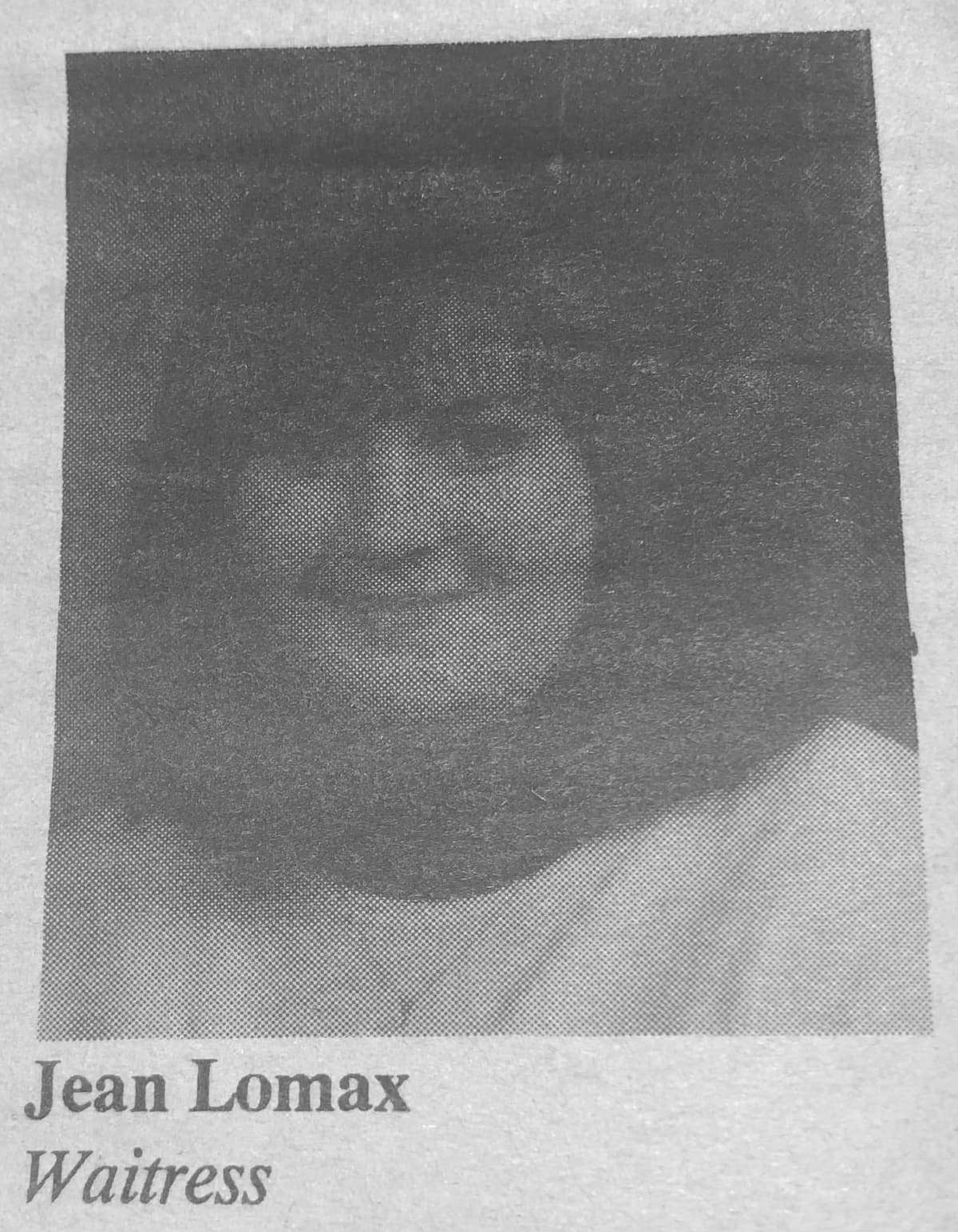 Jean Lomax - Waitress