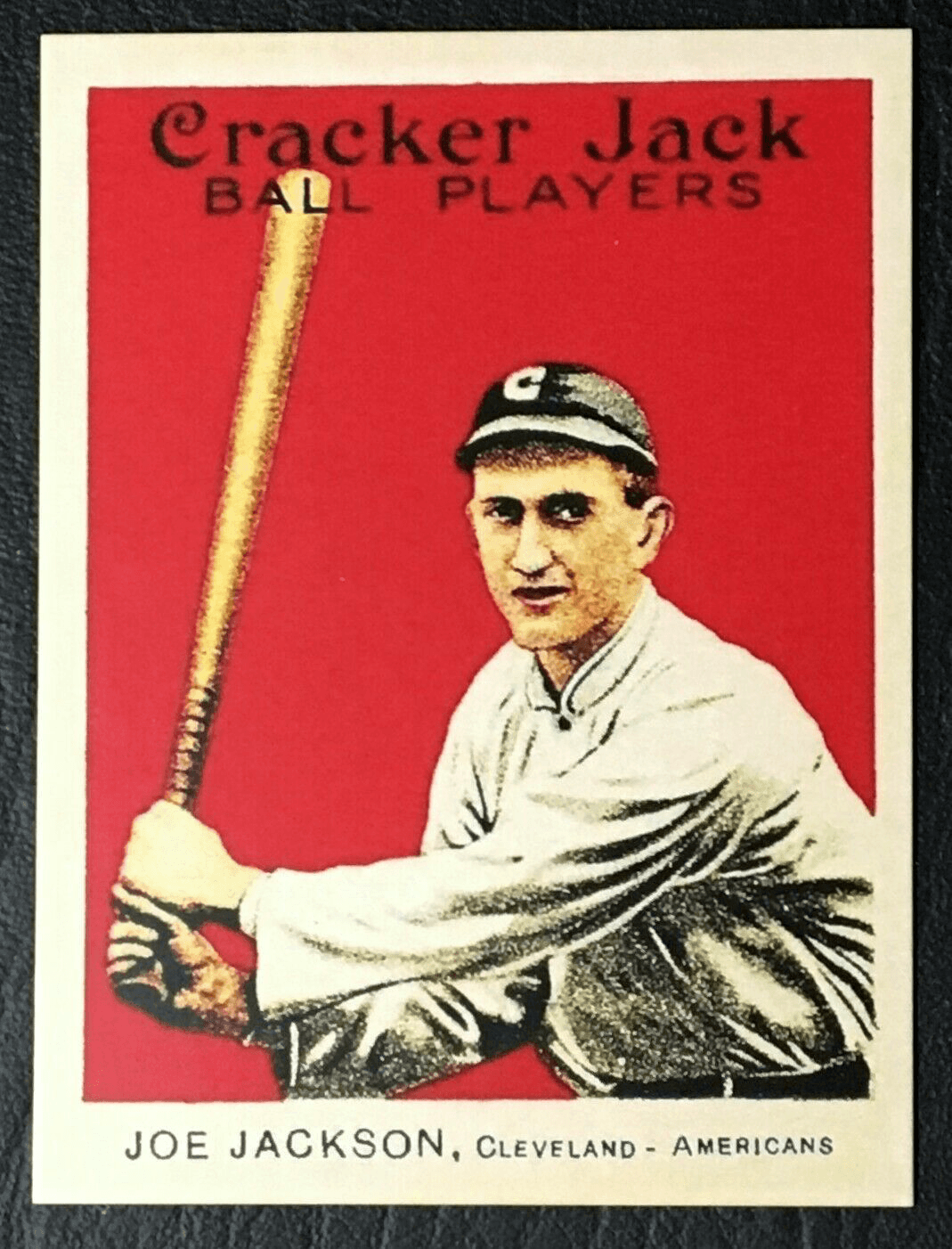 Joe Jackson Cracker Jack baseball card